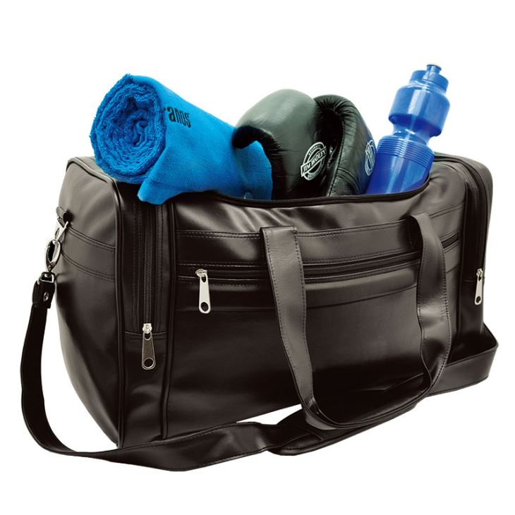 Waterproof PU Leather Sports Duffel Bag